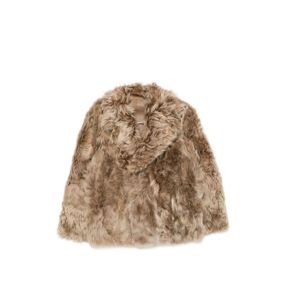 Yves Salomon Neutrals Jackets - Faux Fur & Shearling Jackets Women